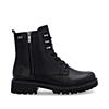 Remonte Tex Laced Biker Boot - Black Leather